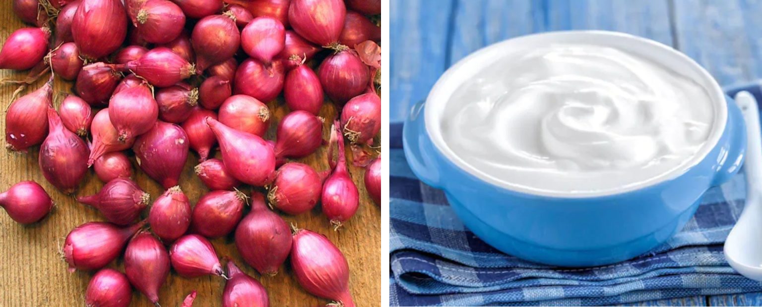 பொடுகை விரட்ட உதவும்  சின்ன வெங்காயம்